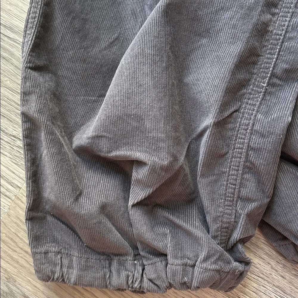 Hollister Corduroy Adjustable Rise Parachute Baggy Jogger Pants Size Large NWT - Picture 12 of 12